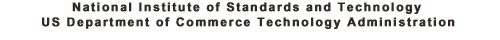 The National Institute of Standards and Technology and the U.S. Department of Commerce Technology Administration